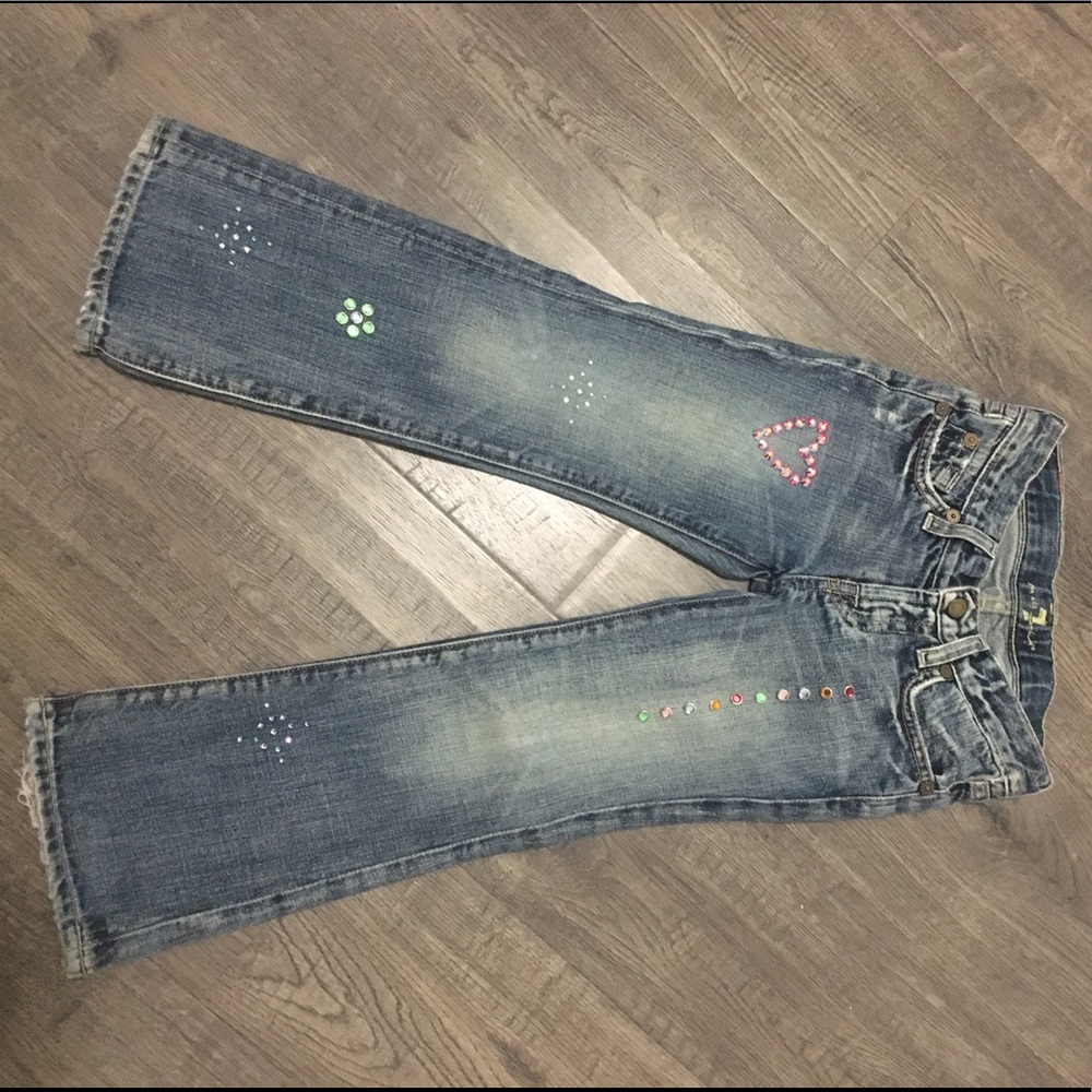 SEVEN FOR ALL MAN KIND NWOT JEWELED JEANS